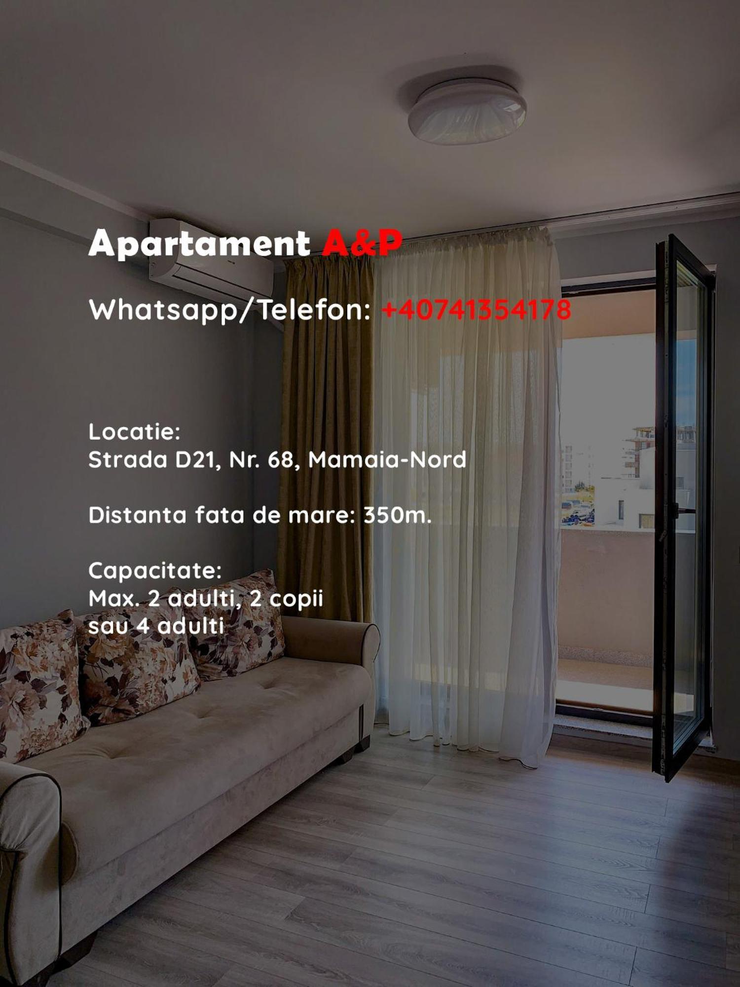 A&P Apartament Mamaia-Nord Năvodari Exterior foto